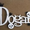 Doğan İsme Özel Işıklı Duvar Panosu - Panda ve Doğa Temalı