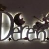 Peri ve Ay Dede Temalı Kişiye Özel Led Işıklı Ahşap Bebek Odası İsimliği
