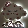 Işıklı isimlik ledli | Zümra Modeli (Unicorn & Gülen Bulut)