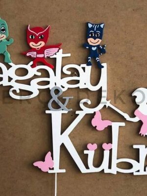 Kişiye Özel Led Işıklı Kardeş Odası İsimliği